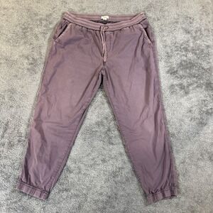 L.L. Bean Women's Jogger Pants Faded Purple Size Large Scrunch Waist & Ankles
